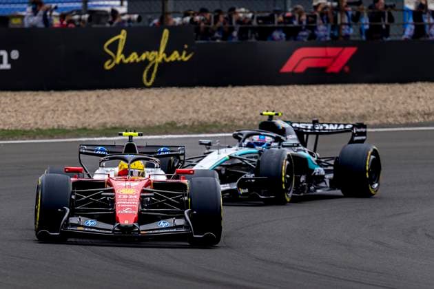 SHANGHAI Formula 1 driver Lewis Hamilton of Scuderia Ferrari HP during the Formula 1 China Shanghai race at the Shanghai International Circuit on March 15, 2025 in Shanghai, China Photo by DeFodi Images