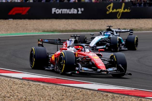 SHANGHAI Formula 1 driver Charles Leclerc of Scuderia Ferrari HP during the Formula 1 China Shanghai race at the Shanghai International Circuit on March 15, 2025 in Shanghai, China Photo by DeFodi Images
