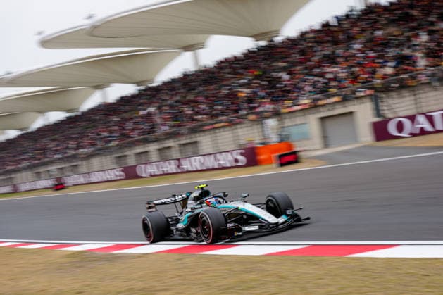 CHINA-MOTORSPORTS F1-SHANGHAI Mercedes™ Kimi Antonelli in action at Shanghai International Circuit during the race at the F1 Chinese Grand Prix, Shanghai, China, March 15, 2026. NEXPHER Peter Li SHANGHAI