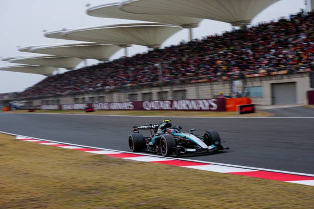 CHINA-MOTORSPORTS F1-SHANGHAI Mercedes™ Kimi Antonelli in action at Shanghai International Circuit during the race at the F1 Chinese Grand Prix, Shanghai, China, March 15, 2026. NEXPHER Peter Li SHANGHAI