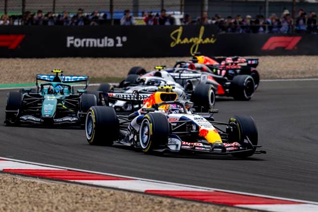 SHANGHAI Formula 1 driver Liam Lawson of Visa Cash App Racing Bulls Formula One Team during the Formula 1 China Shanghai race at the Shanghai International Circuit on March 15, 2025 in Shanghai, China Photo by DeFodi Images