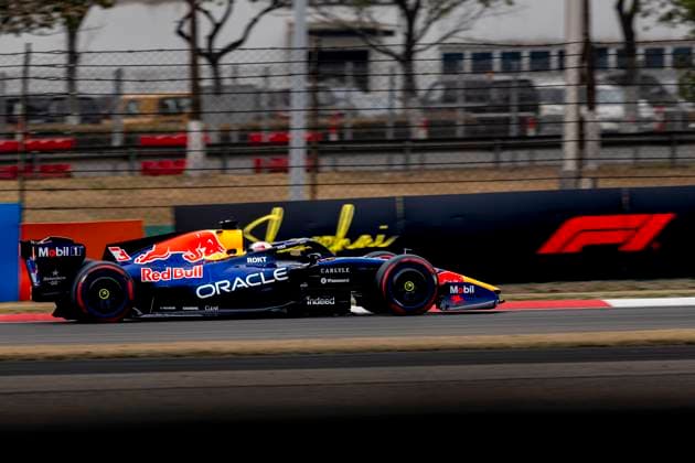 SHANGHAI Formula 1 driver Max Verstappen of Oracle Red Bull Racing during the Formula 1 China Shanghai race at the Shanghai International Circuit on March 15, 2025 in Shanghai, China Photo by DeFodi Images