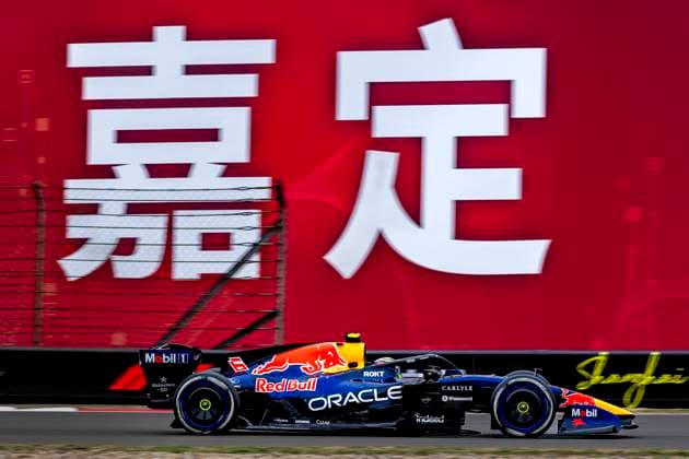 SHANGHAI Formula 1 driver Isack Hadjar of Oracle Red Bull Racing during the Formula 1 China Shanghai race at the Shanghai International Circuit on March 15, 2025 in Shanghai, China Photo by DeFodi Images