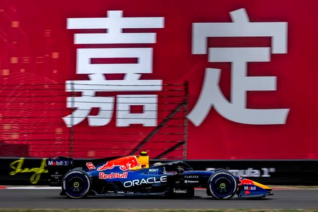 SHANGHAI Formula 1 driver Isack Hadjar of Oracle Red Bull Racing during the Formula 1 China Shanghai race at the Shanghai International Circuit on March 15, 2025 in Shanghai, China Photo by DeFodi Images