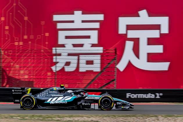SHANGHAI Formula 1 driver Kimi Antonelli of Mercedes AMG Petronas Formula One Team during the Formula 1 China Shanghai race at the Shanghai International Circuit on March 15, 2025 in Shanghai, China Photo by DeFodi Images