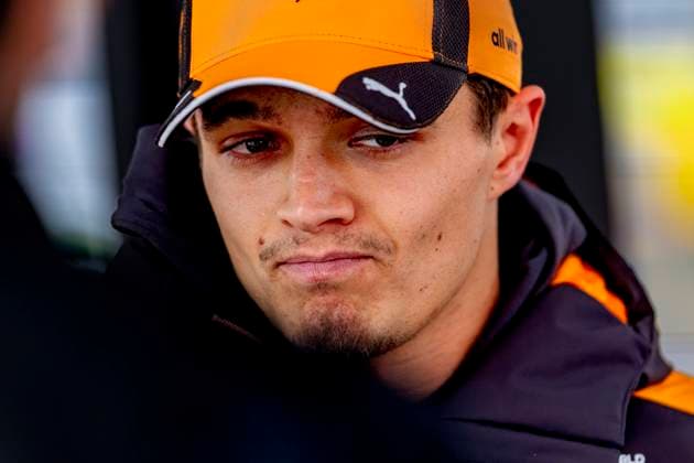 SHANGHAI Formula 1 driver Lando Norris of McLaren Mastercard Formula 1 Team disappointed after being unable to start the Formula 1 China Shanghai race at the Shanghai International Circuit on March 15, 2025 in Shanghai, China Photo by DeFodi Images