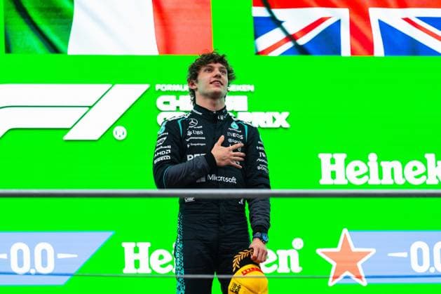 Formula 1 Heineken Chinese Grand Prix 2026 Levi Erb OVERTAKE MAXPPP - Shanghai 15 03 2026 Race winner at the Formula 1 Heineken Chinese Grand Prix 2026, the 2nd round of the 2026 FIA Formula 1 World Championship, WM, Weltmeisterschaft at the Shanghai International Circuit in Shanghai, China, from 12 to 15 March 2026 Shanghai Shanghai International Circuit China  Copyright: xOVERTAKE MAXPPPxLevixErbx OVT202603158202 OVT202603158202