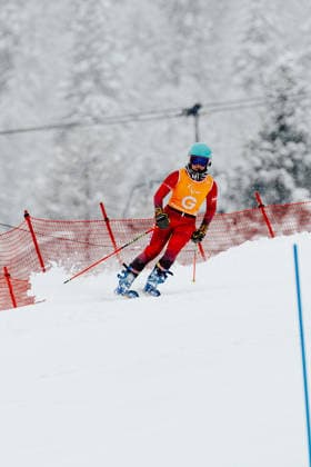 PARALYMPICS - Winter Paralympics Milano Cortina 2026 CORTINA D AMPEZZO,ITALY,15.MAR.26 - PARALYMPICS, ALPINE SKIING - Paralympic Winter games, Winterspiele,Spiele, Summer games Milano Cortina 2026, slalom, men. Image shows guide Lilly Sammer (AUT).  GEPAxpictures xMatthiasxTrinkl