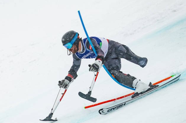 PARALYMPICS - Winter Paralympics Milano Cortina 2026 CORTINA D AMPEZZO,ITALY,15.MAR.26 - PARALYMPICS, ALPINE SKIING - Paralympic Winter games, Winterspiele,Spiele, Summer games Milano Cortina 2026, slalom, men. Image shows Thomas Grochar (AUT).  GEPAxpictures xMatthiasxTrinkl
