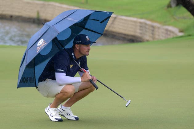 March 15, 2026, Singapore, Ingapore, Singapore: USAÃ¢â‚¬â ¢s Bryson DeChambeau wins the Singapore tournament, beating Richard T. Lee from Canada in a pne hole tie-breaker on the 18th hole. Final Round of the LIV Golf in Singapore Singapore Singapore - ZUMAr144 20260315_zap_r144_027 Copyright: xJaynexRussellx