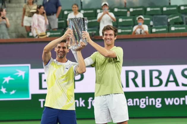 TENNIS : Indian Wells ATP, Tennis Herren Masters 1000 - 15 03 2026 Manuel Guinard titrÃ avec Guido Andreozzi - Indian Wells 2026 - USA - 15 03 2026 INDIAN WELLS  Copyright: xCCx