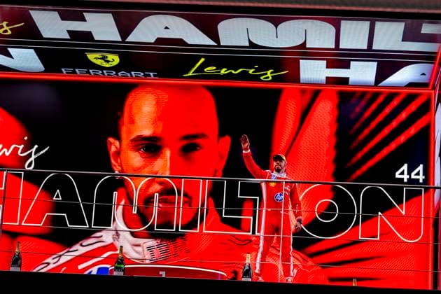 SHANGHAI Formula 1 driver Lewis Hamilton of Scuderia Ferrari HP during the Formula 1 China Shanghai race at the Shanghai International Circuit on March 15, 2025 in Shanghai, China Photo by DeFodi Images