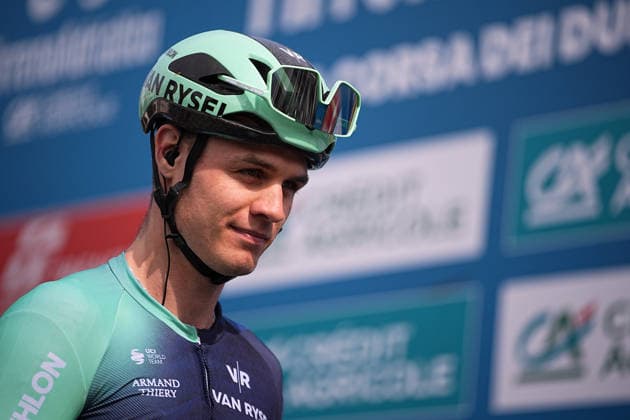 Andresen Tobias Lund Of Decathlon Cma Cgm Team during the 142-kilometer Stage 7 of the Tirreno-Adriatico cycling race from Civitanova Marche to San Benedetto del Tronto - Italy,- Sunday , March 15, 2026. - cycling .  Copyright: xMarcoxAlpozzi LaPressex