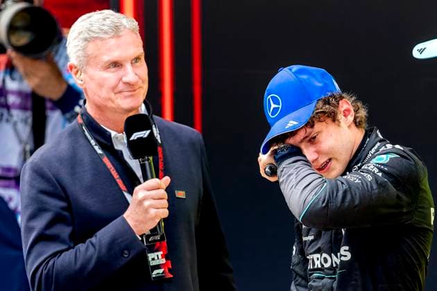 SHANGHAI Formula 1 driver Kimi Antonelli of Mercedes AMG Petronas Formula One Team wins his first Formula 1 race and gets emotional during the Formula 1 China Shanghai race at the Shanghai International Circuit on March 15, 2025 in Shanghai, China Photo by DeFodi Images