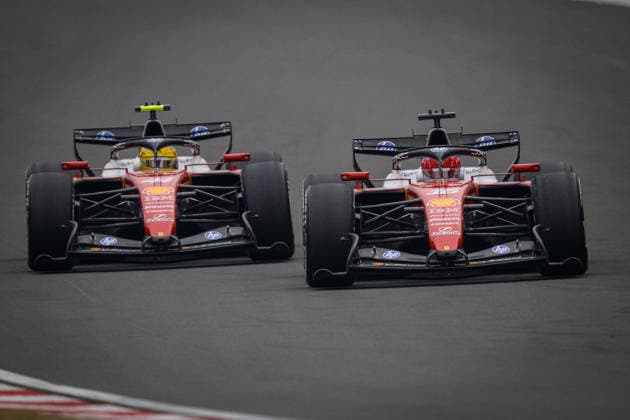 Formula 1 Chinese Grand Prix 2026 SHANGHAI, CHINA - MARCH 15: Charles Leclerc of Monaco driving the (16) Scuderia Ferrari SF-26 on track during the F1 Grand Prix of China at Shanghai International Circuit on March 15, 2026 in Shanghai, China. John Ricky Anadolu Shanghai China. Editorial use only. Please get in touch for any other usage.  Copyright: x2026xAnadoluxJohnxRickyx