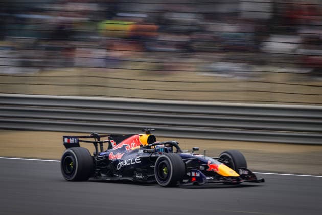 Formula 1 Chinese Grand Prix 2026 SHANGHAI, CHINA - MARCH 15: Max Verstappen of the Netherlands driving the (3) Oracle Red Bull Racing RB22 Red Bull Ford on track during the F1 Grand Prix of China at Shanghai International Circuit on March 15, 2026 in Shanghai, China. John Ricky Anadolu Shanghai China. Editorial use only. Please get in touch for any other usage.  Copyright: x2026xAnadoluxJohnxRickyx