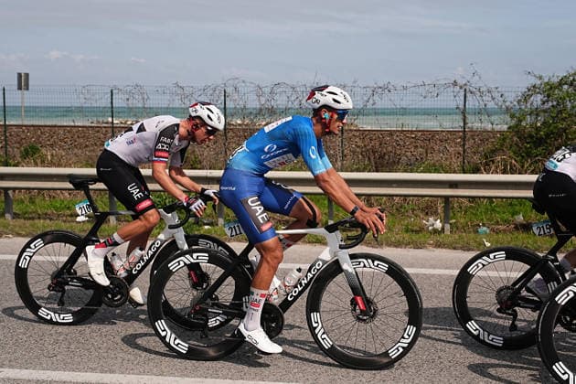 Del Toro Romero Isaac Of Uae Team Emirates Xrg during the 142-kilometer Stage 7 of the Tirreno-Adriatico cycling race from Civitanova Marche to San Benedetto del Tronto - Italy,- Sunday , March 15, 2026. - cycling .  Copyright: xMarcoxAlpozzi LaPressex
