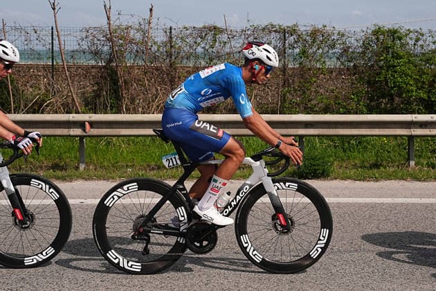 Del Toro Romero Isaac Of Uae Team Emirates Xrg during the 142-kilometer Stage 7 of the Tirreno-Adriatico cycling race from Civitanova Marche to San Benedetto del Tronto - Italy,- Sunday , March 15, 2026. - cycling .  Copyright: xMarcoxAlpozzi LaPressex