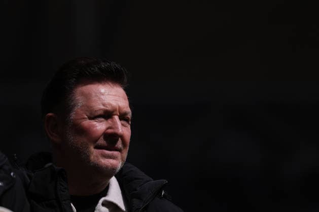 15 03 2026, Football, FC Schalke 04 Hannover 96, 26 Matchday, 2 Fußball Bundesliga, Veltins Arena Gelsenkirchen, Season 2025 2026 Head coach Christian Titz Hannover96 hc DFB regulations prohibit any use of photographs as image sequences and or quasi video Nordrhein Westfalen Germany