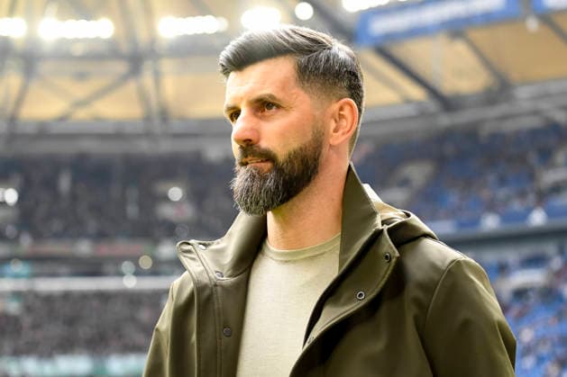 Coach Miron Muslic FC Schalke looks on during the 2 Bundesliga match between FC Schalke 04 and Hannover 96, Veltins Arena on March 15, 2026 in Gelsenkirchen, Germany Photo by Max Maiwald DeFodi Images Coach Miron Muslic FC Schalke looks on during the 2 Bundesliga match between FC Schalke 04 and Hannover 96 at Veltins Arena on March 15, 2026 in Gelsenkirchen, Germany Photo by Max Maiwald DeFodi Images