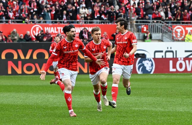 Soccer 2 Bundesliga Season 2025 26 1 FC Kaiserslautern 15 03 2026 Fritz Walter Stadion 1 FC Kaiserslautern fck Karlsruher SC ksc Semih SAHIN 1 FC Kaiserslautern , l, scored the 1 0 1 FC Kaiserslautern