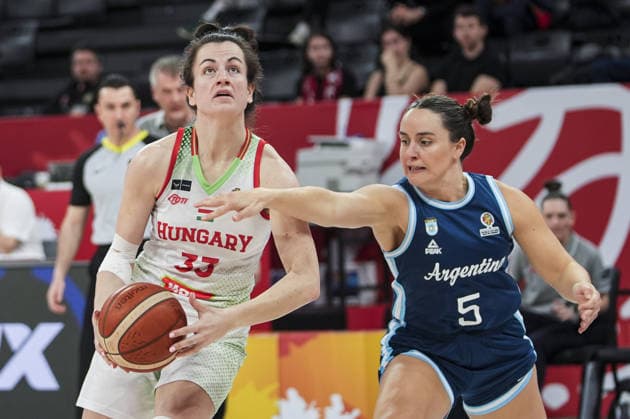 Hungary v Argentina - FIBA Women’s World Cup Qualifiers ISTANBUL, TURKIYE – MARCH 15: Hungary’s Panka Dul (33) and Argentina’s Flor Martinez (5) battle for the ball during the FIBA Women’s World Cup Qualifiers Group C match between Hungary and Argentina at the Turkcell Basketball Development Center in Istanbul, Turkiye on March 15, 2026. Beyza Comert Anadolu Istanbul Turkey. Editorial use only. Please get in touch for any other usage.  Copyright: x2026xAnadoluxBeyzaxComertx