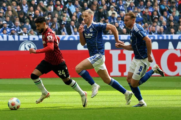 Elias Saad Hannover 96 at the match of the 2 Bundesliga season 2025 26 FC Schalke 04 Hannover 96 Copyright Thomas Pakusch