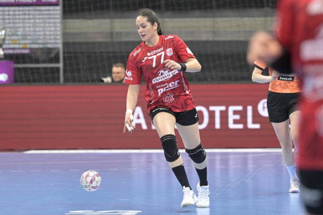 Kelly de Abreu Rosa Thueringer HC, 77 am with ball Thueringer HC vs HSG Blomberg Lippe, Handball, Women, DHB Pokal Haushahn Final 4, Final, Season 2025 2026, 15 03 2026 Thueringer HC vs HSG Blomberg Lippe, Handball, Women, DHB Pokal Haushahn Final 4, Final, Season 2025 2026, 15 03 2026 Stuttgart Copyright: xEibner-Pressefoto TobiasxBaurx EP_TBR