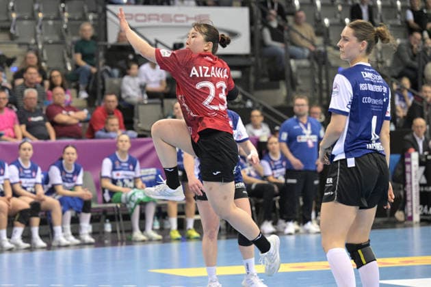 Natsuki Aizawa Thueringer HC, 23 on the throw Torr Thueringer HC vs HSG Blomberg Lippe, Handball, Women, DHB Cup Haushahn Final 4, Final, Season 2025 2026, 15 03 2026 Thueringer HC vs HSG Blomberg Lippe, Handball, Women, DHB Cup Haushahn Final 4, Final, Season 2025 2026, 15 03 2026 Stuttgart Copyright: xEibner-Pressefoto TobiasxBaurx EP_TBR