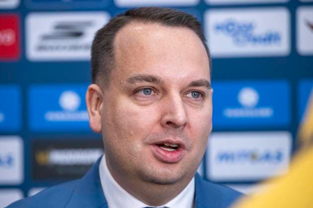 EasyCredit Basketball Bundesliga 2025 2026 Syntainics MBC vs Alba Berlin Weissenfels, Germany March 15, 2026 In the picture Managing Partner Martin Geissler Weissenfels Weissenfels Stadthalle Weissenfels Saxony Anhalt Germany