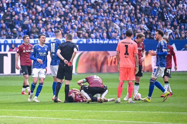 15 03 2026, Football, 2 Bundesliga, Season 2025 2026, Matchday 26, FC Schalke 04 Hannover 96, xRHR FOTO YYx Copyright: KROEGER RHR-FOTOx RHR-FOTO YY