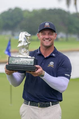 March 15, 2026, Singapore, Singapore: USA s BRYSON DECHAMBEAU wins the Singapore tournament, beating Richard T. Lee from Canada in a one-hole tie-breaker on the 18th hole during the Final Round of the LIV Golf in Singapore Bryson DeChambeau Wins LIV Golf In Singapore  - ZUMAr144 20260315_zap_r144_029 Copyright: xJaynexRussellx