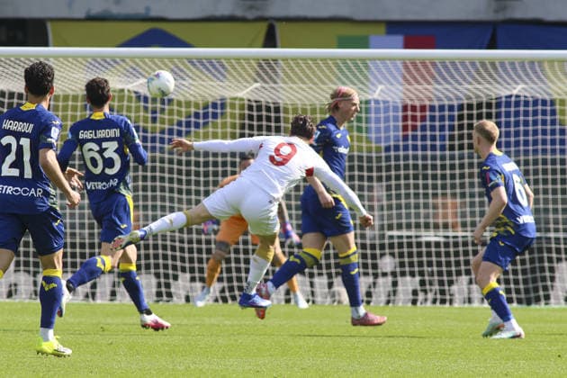CALCIO - Serie A - Hellas Verona FC vs Genoa CFC Vitinha of Genoa CFC scores a goal during Hellas Verona FC vs Genoa CFC, 29Â° Serie A Enilive 2025-26 game at Marcantonio Bentegodi stadium in Verona (VR), Italy, on March 15, 2026. Verona Italy  Copyright: xIPAxSport ABACAx