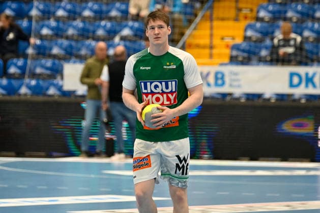 Oskar Neudeck Frisch Auf Goeppingen, 02 TBV Lemgo Lippe vs Frisch Auf Goeppingen, Handball, 1 Bundesliga, 25 Matchday, Season 2025 2026, 15 03 2026, TBV Lemgo Lippe vs Frisch Auf Goeppingen, Handball, 1 Bundesliga, 25 Matchday, Season 2025 2026, 15 03 2026 Lemgo Copyright: xEibner-Pressefoto RobertxGertzenx EP_RGN
