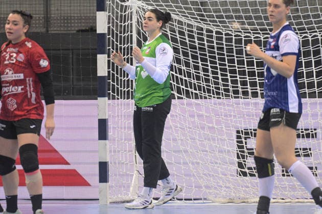 Lara Sophie Lepschi HSG Blomberg Lippe, 27 in goal Thueringer HC vs HSG Blomberg Lippe, handball, women, DHB Cup Haushahn Final 4, match for third place, 2025 2026 season, 15 03 2026 Thueringer HC vs HSG Blomberg Lippe, handball, women, DHB Cup Haushahn Final 4, match for third place, 2025 2026 season, 15 03 2026 Stuttgart Copyright: xEibner-Pressefoto TobiasxBaurx EP_TBR