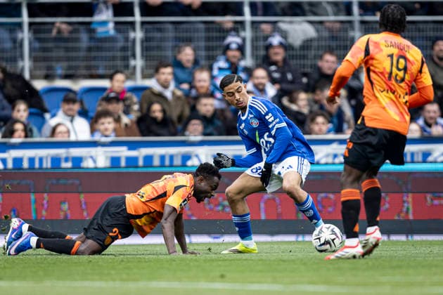 FOOTBALL : Racing Strasbourg (RCS) vs Paris FC - ligue 1 - Strasbourg - 15 03 26 Gessime Yassine 80 (RCS)  Copyright: xelyxandroxcegarrax