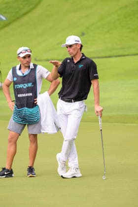March 15, 2026, Singapore, Ingapore, Singapore: Joaquin Niemann from Chile on the 18th green. Final Round of the LIV Golf in Singapore Final Round Of The LIV Golf In Singapore  - ZUMAr144 20260315_zap_r144_045 Copyright: xJaynexRussellx
