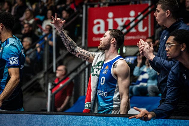 15 03 2026, xhfmx, Basketball easyCredit BBL Bundesliga, Frankfurt Skyliners EWE Baskets Oldenburg Logan Johnson Skyliners Frankfurt DFL DFB REGULATIONS PROHIBIT ANY USE OF PHOTOGRAPHS as IMAGE SEQUENCES and or QUASI VIDEO Frankfurt am Main