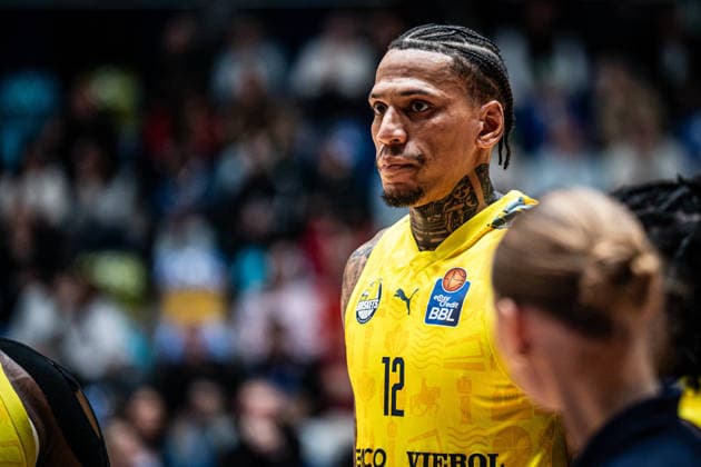 15 03 2026, xhfmx, Basketball easyCredit BBL Bundesliga, Frankfurt Skyliners EWE Baskets Oldenburg Michale Kyser EWE Baskets Oldenburg DFL DFB REGULATIONS PROHIBIT ANY USE OF PHOTOGRAPHS as IMAGE SEQUENCES and or QUASI VIDEO Frankfurt am Main