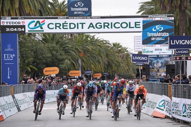 Milan Jonathan Of Lidl-Trek stage winner the 142-kilometer Stage 7 of the Tirreno-Adriatico cycling race from Civitanova Marche to San Benedetto del Tronto - Italy,- Sunday , March 15, 2026. - cycling .  Copyright: xMarcoxAlpozzix