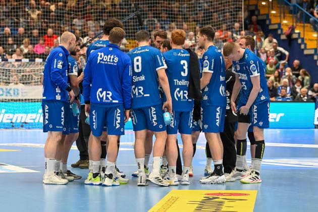 TBV Lemgo Lippe, Team TBV Lemgo Lippe vs Frisch Auf Goeppingen, Handball, 1 Bundesliga, 25 Matchday, Season 2025 2026, 15 03 2026, TBV Lemgo Lippe vs Frisch Auf Goeppingen, Handball, 1 Bundesliga, 25 Matchday, Season 2025 2026, 15 03 2026 Lemgo Copyright: xEibner-Pressefoto RobertxGertzenx EP_RGN