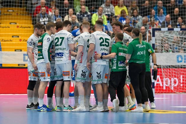 Frisch Auf Goeppinge, Team TBV Lemgo Lippe vs Frisch Auf Goeppingen, Handball, 1 Bundesliga, 25 Matchday, Season 2025 2026, 15 03 2026, TBV Lemgo Lippe vs Frisch Auf Goeppingen, Handball, 1 Bundesliga, 25 Matchday, Season 2025 2026, 15 03 2026 Lemgo Copyright: xEibner-Pressefoto RobertxGertzenx EP_RGN