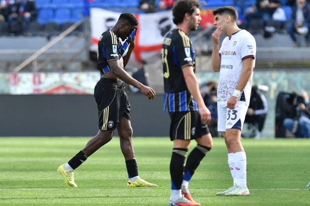 Rafiu Adekunle Durosinmi (Pisa) disappointment after red card during Pisa SC vs Cagliari Calcio, Italian soccer Serie A match in Pisa, Italy, March 15 2026  Copyright: xGabrielexMasotti IPAxSportx xipa-agency.netx xx IPA_72924384 IPA_Agency_IPA72924384