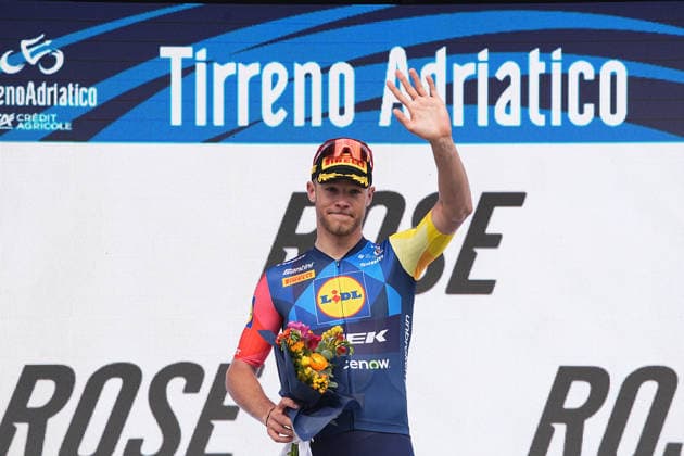 Milan Jonathan Of Lidl-Trek the 142-kilometer Stage 7 of the Tirreno-Adriatico cycling race from Civitanova Marche to San Benedetto del Tronto - Italy,- Sunday , March 15, 2026. - cycling .  Copyright: xMarcoxAlpozzix