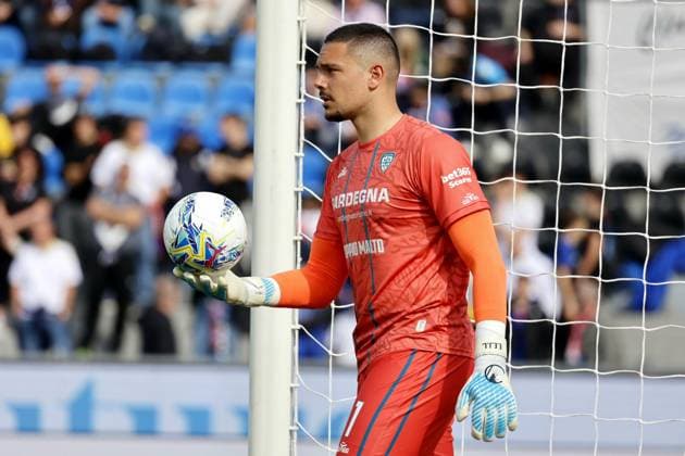 March 15, 2026, Pisa, ITALIA: Cagliari s goalkeeper Elia Caprile during the Italian Serie A soccer match Pisa SC vs Cagliari at Arena Garibaldi stadium in Pisa, Italy, 15 March 2026. ANSA ENRICO MATTIA DEL PUNTA Calcio, Serie A: Pisa-Cagliari  - ZUMAa110 20260315_zaf_a110_019 Copyright: xEnricoxMattiaxDelxPuntax