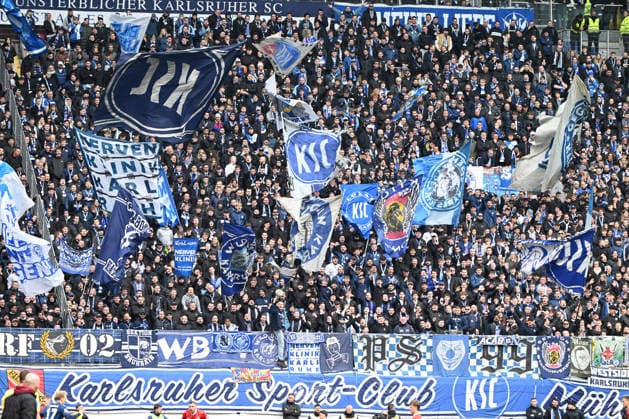 Soccer 2 Bundesliga Season 2025 26 1 FC Kaiserslautern 15 03 2026 Fritz Walter Stadion 1 FC Kaiserslautern fck Karlsruher SC ksc 3 0 Karlsruher Fans 1 FC Kaiserslautern