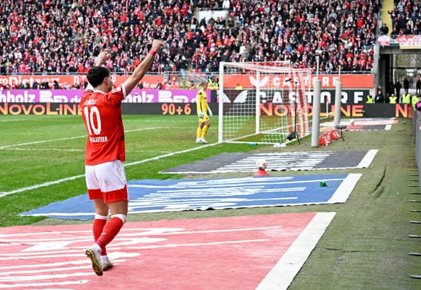 Football 2 Bundesliga Season 2025 26 1 FC Kaiserslautern 15 03 2026 Fritz Walter Stadion 1 FC Kaiserslautern fck Karlsruher SC ksc 3 0 Mahir EMRELI 1 FC Kaiserslautern scored his 1 goal for FCK 1 FC Kaiserslautern
