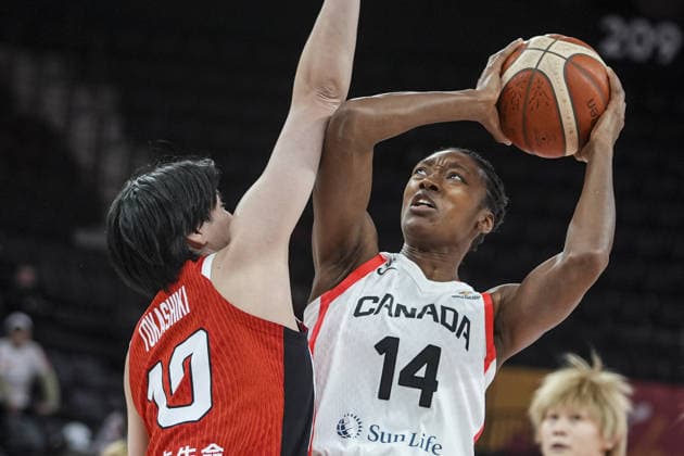 Basketball, Women, World Championship Qualifier, Canada - Japan