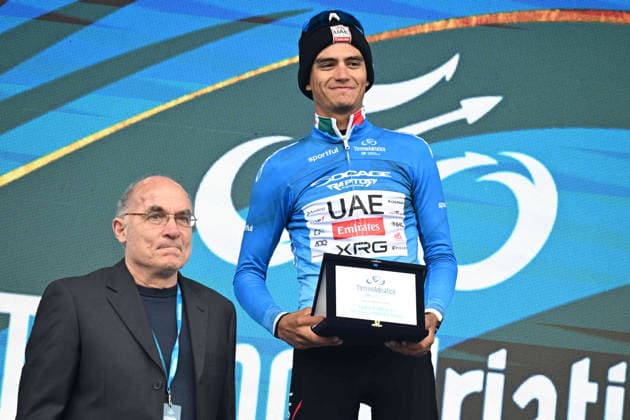 15-03-2026 Tirreno - Adriatico; Tappa 07 Civitanova Marche - San Benedetto Del Tronto; 2026, Uae Emirates - Xrg; Del Toro Romero, Isaac; Mealli, Franco; Mealli, Ercole; San Benedetto Del Tronto; 