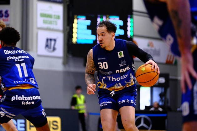 ProA Phoenix Hagen vs Nürnberg Falcons BC, Hagen, 15 03 2026, Ischelandhalle Hagen Jeffrey Carroll 30, Phoenix Hagen, SF on the move to the basket ProA Phoenix Hagen vs Nürnberg Falcons BC, Hagen, 15 03 2026, Ischelandhalle Hagen Copyright: xBEAUTIFULxSPORTS Piepenstockx